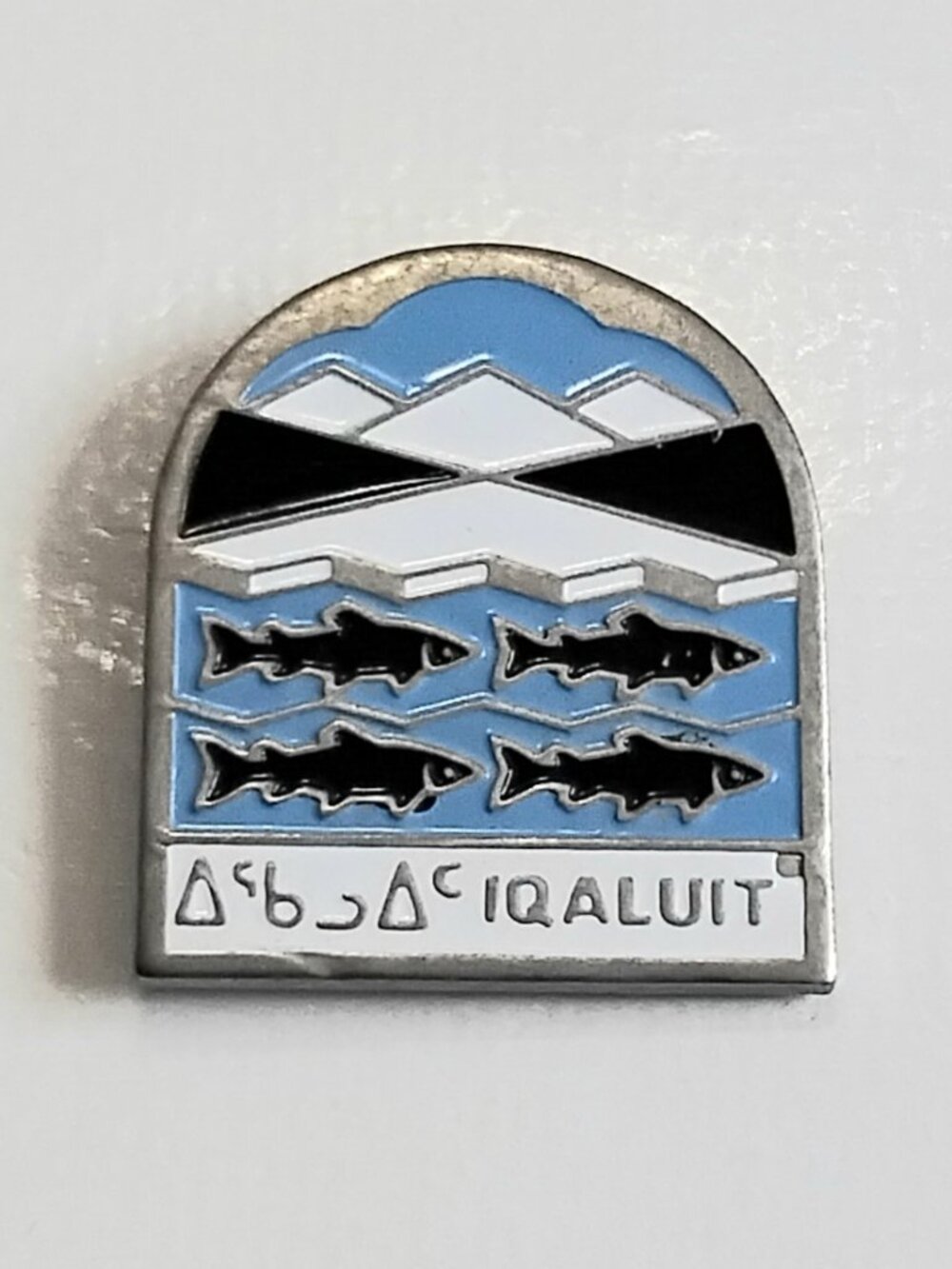 4/$20 Vintage Iqaluit in Nunavut & English Metal/Enamel Collector's Pin!!
